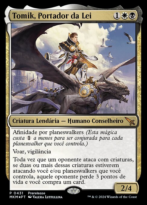 Tomik, Portador da Lei
