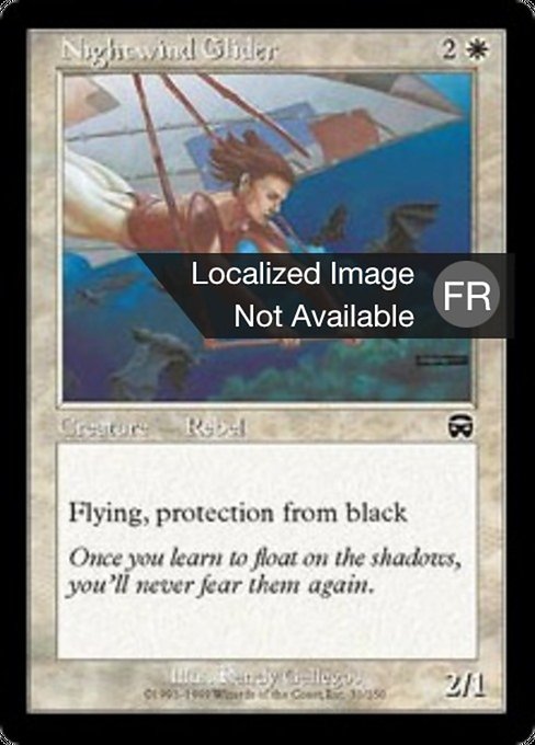 Planeur du vent nocturne