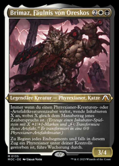 Brimaz, Fäulnis von Oreskos