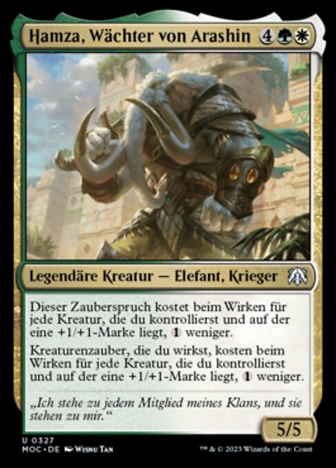 Hamza, Guardian of Arashin