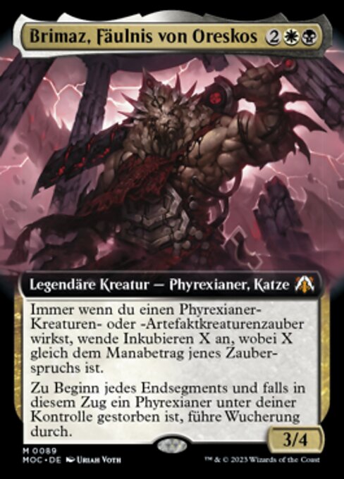 Brimaz, Fäulnis von Oreskos