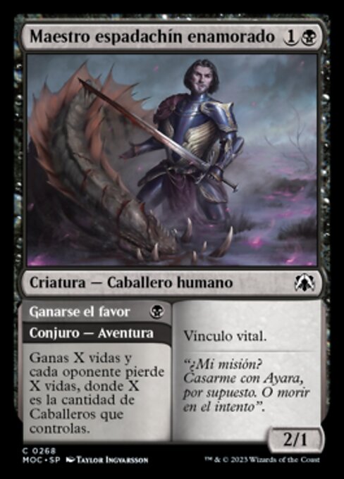 Smitten Swordmaster // Curry Favor