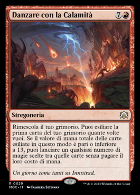 Danzare con la Calamità