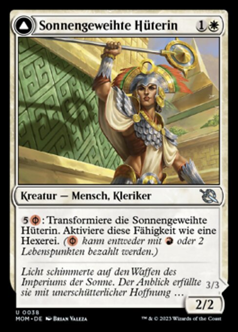 Sun-Blessed Guardian // Furnace-Blessed Conqueror