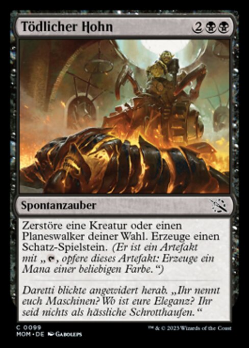 Tödlicher Hohn