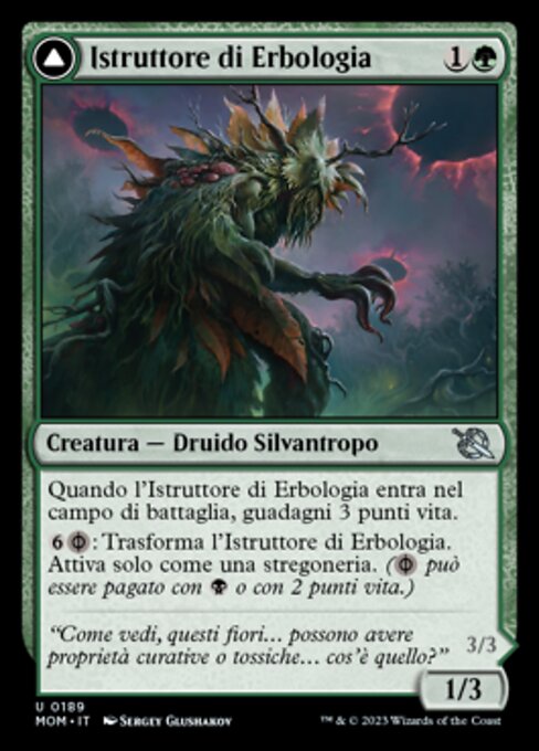 Herbology Instructor // Malady Invoker