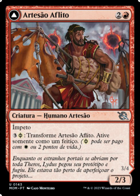 Harried Artisan // Phyrexian Skyflayer