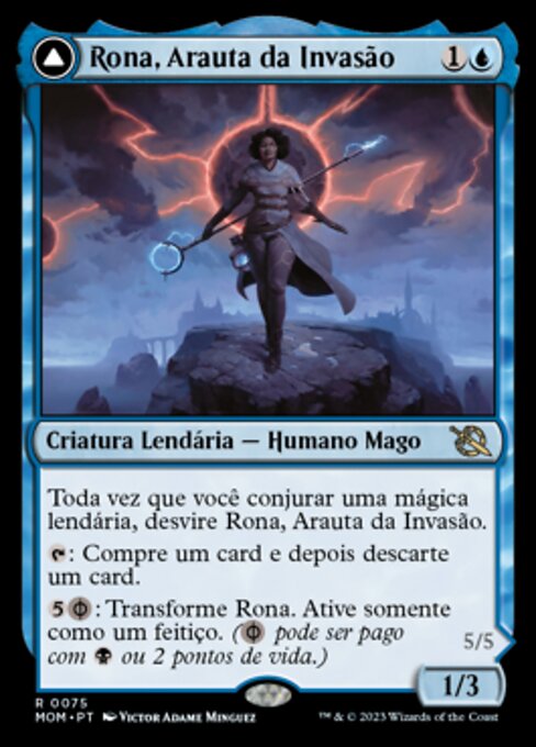 Rona, Herald of Invasion // Rona, Tolarian Obliterator