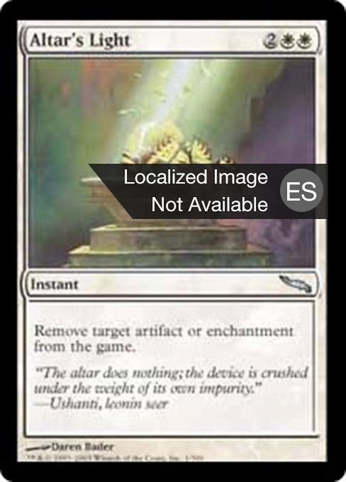 La luz del altar