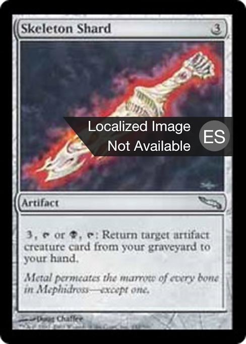 Fragmento de esqueleto