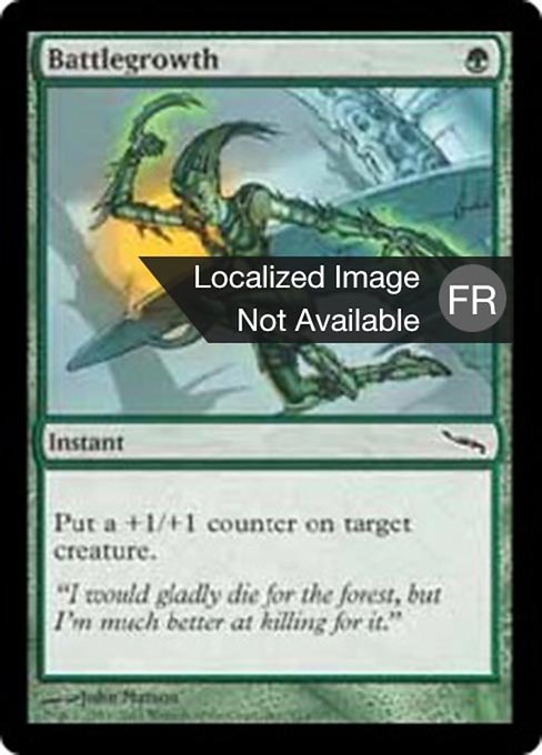 Croissance de bataille