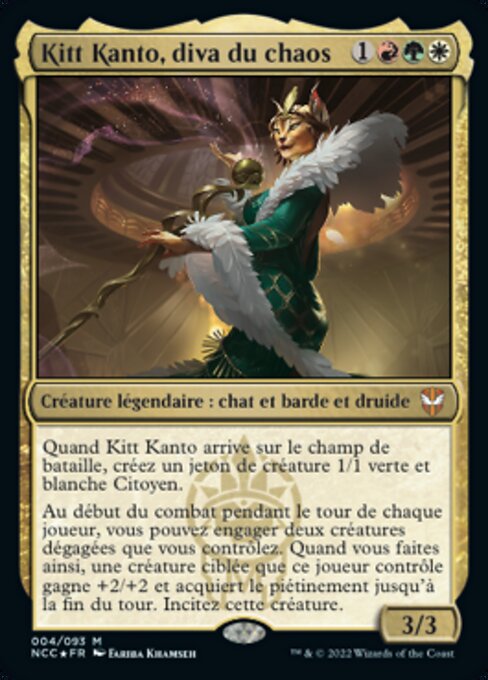 Kitt Kanto, diva du chaos