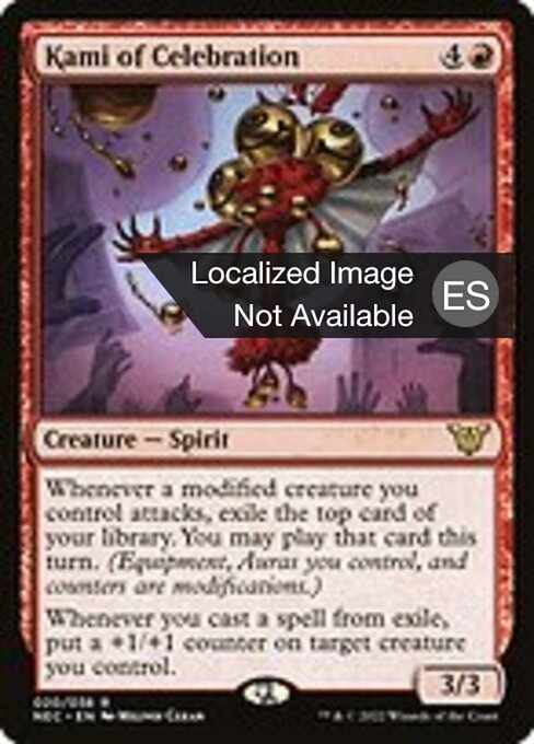 Kami de la celebración