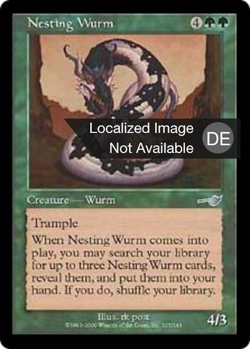 Brütender Wurm