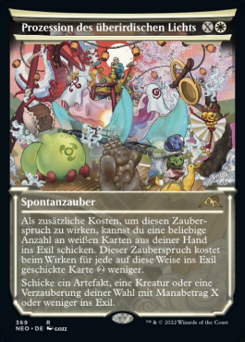 Prozession des überirdischen Lichts