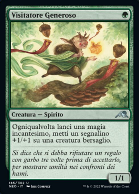 Generous Visitor