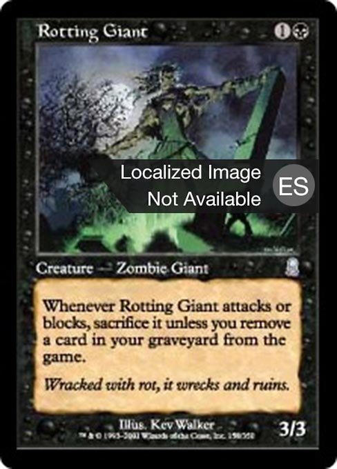 Gigante pudriéndose