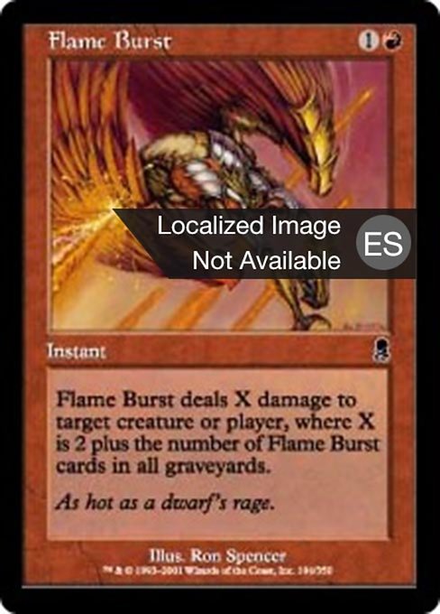 Estallido de flama