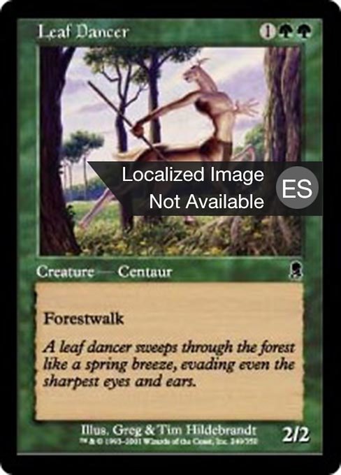 Bailarín de las hojas