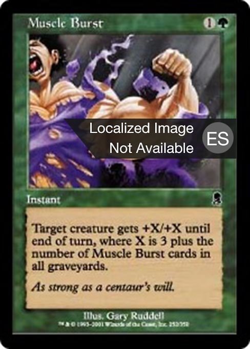 Estallido de músculo