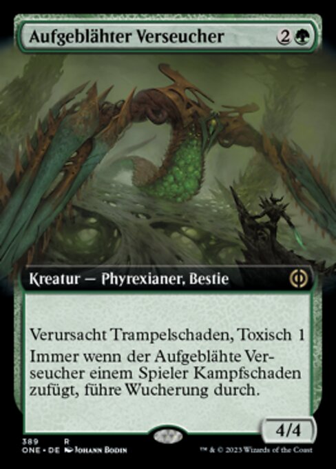 Aufgeblähter Verseucher