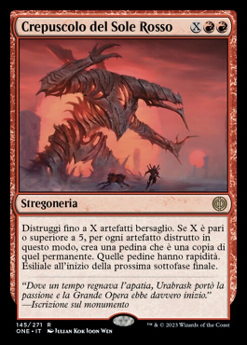 Crepuscolo del Sole Rosso