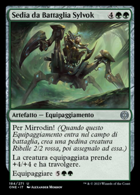 Sedia da Battaglia Sylvok