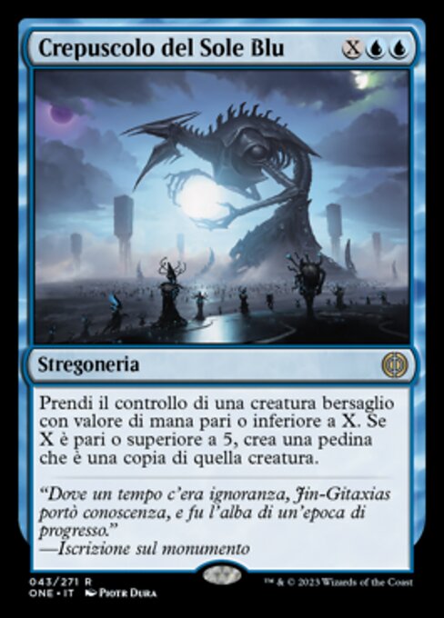 Crepuscolo del Sole Blu