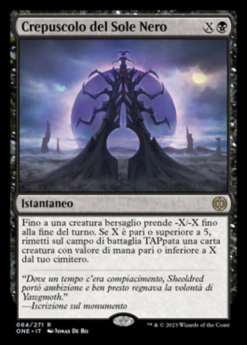 Crepuscolo del Sole Nero