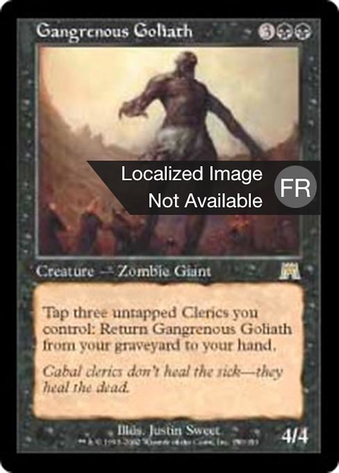 Goliath gangreneux