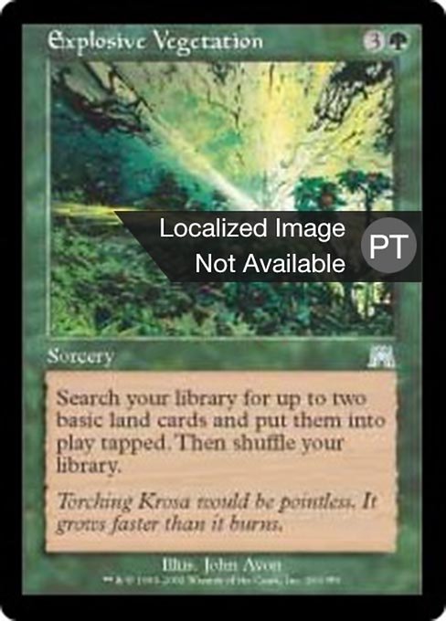 Vegetação Explosiva