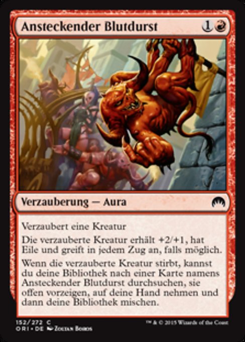 Ansteckender Blutdurst