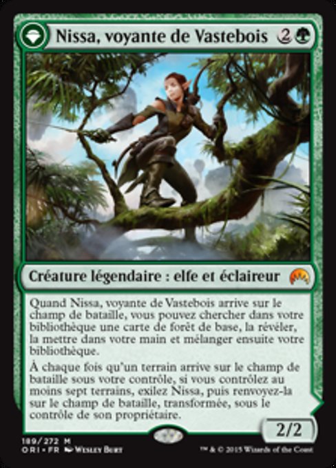 Nissa, Vastwood Seer // Nissa, Sage Animist