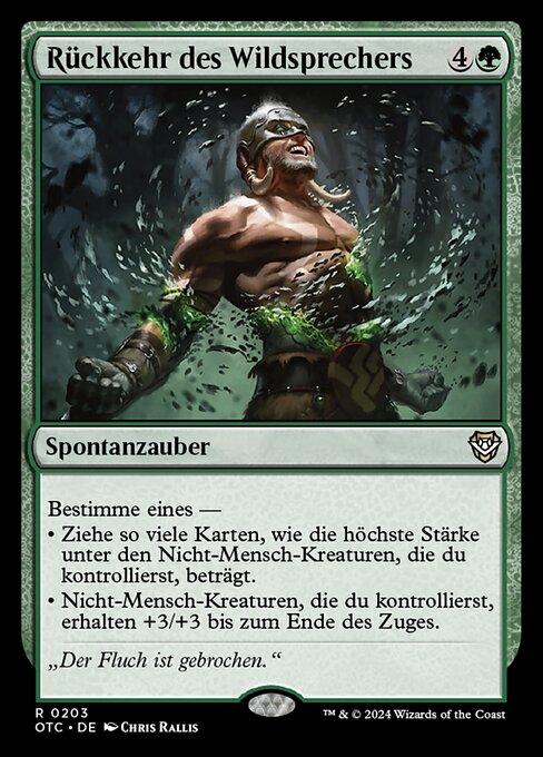 Return of the Wildspeaker