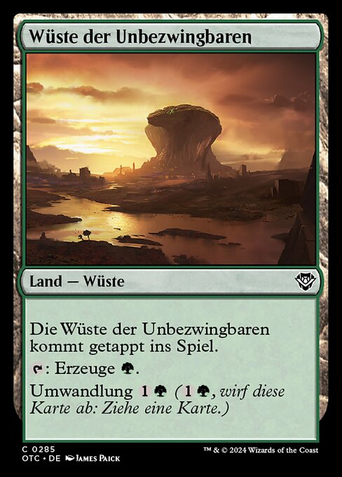 Desert of the Indomitable