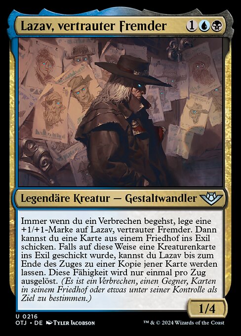 Lazav, Familiar Stranger