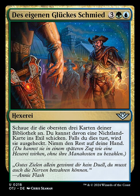 Des eigenen Glückes Schmied