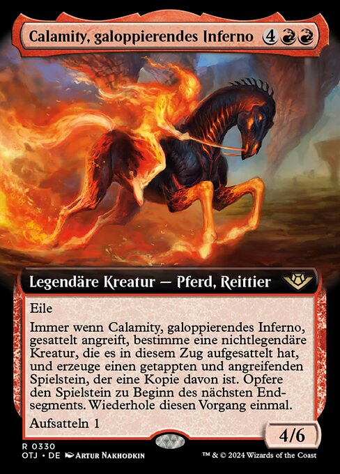 Calamity, galoppierendes Inferno