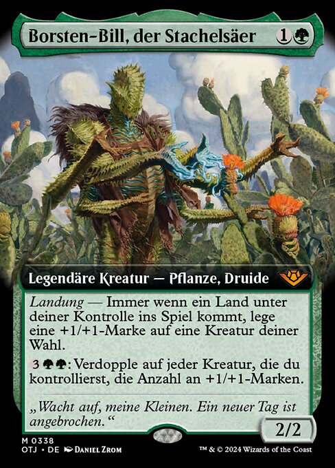 Bristly Bill, Spine Sower