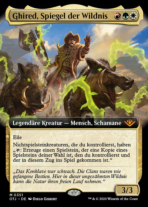 Ghired, Spiegel der Wildnis