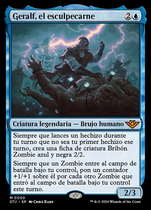 Geralf, el esculpecarne