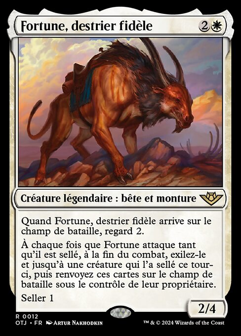 Fortune, destrier fidèle