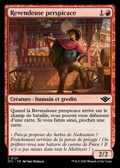 Revendeuse perspicace