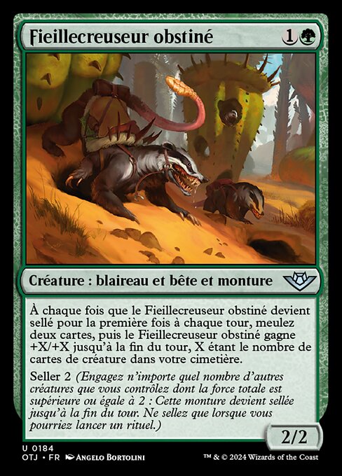 Fieillecreuseur obstiné