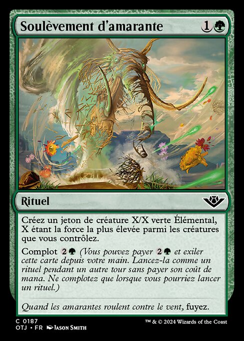 Soulèvement d'amarante