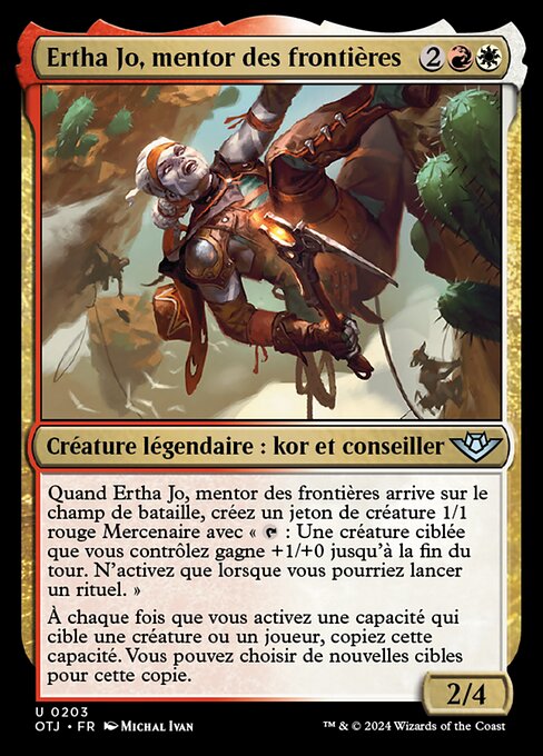 Ertha Jo, mentor des frontières