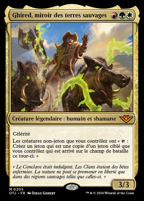 Ghired, miroir des terres sauvages