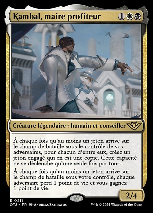 Kambal, maire profiteur