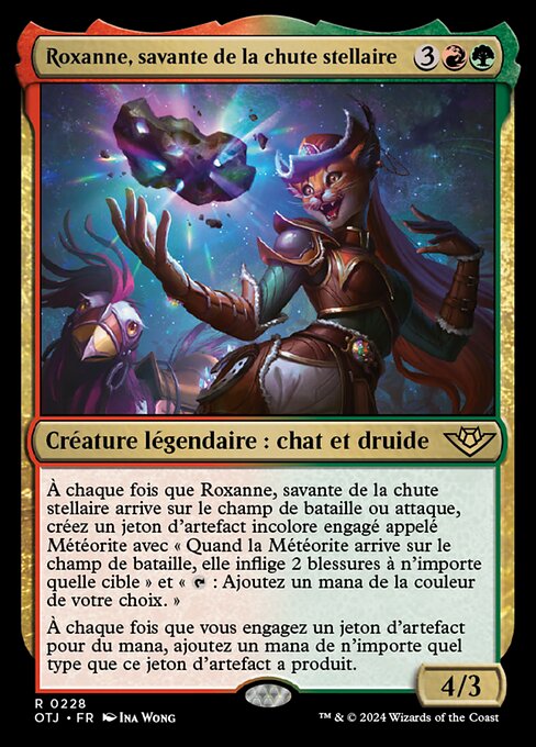 Roxanne, savante de la chute stellaire