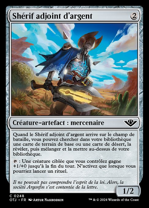 Shérif adjoint d'argent